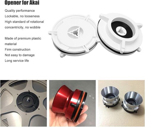 Universal 10 Inch Nab Hub Adapter, Professional Reel to Reel Tape Recorders Opener for Studer ReVox for B67 for Akai for Teac for G8M2, 1 Pair () in Saudi Arabia