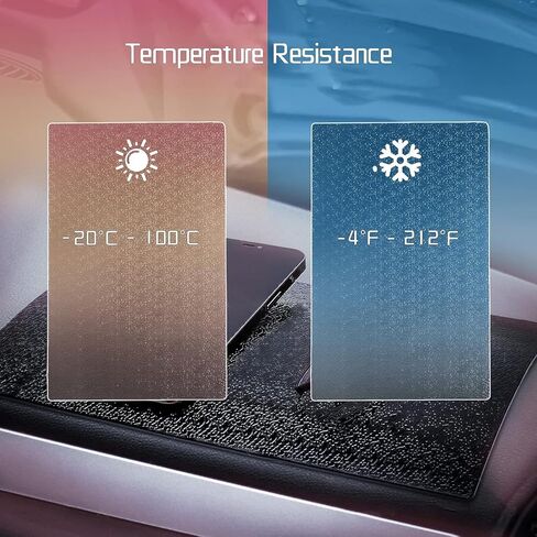 Anti Slip Sticky Multi-Purpose Pad, MINI-FACTORY Extra Thick Non Slip Cell Pad for Car Home Office (6.5" X 4.5") (2 Pack) in Kuwait