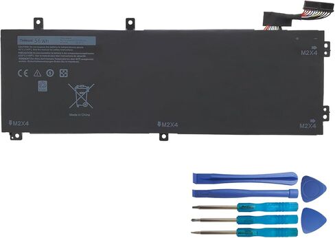 بطارية كمبيوتر محمول H5H20 متوافقة مع Dell XPS 15 9560 Precision 5520 Series Notebook 62MJV M7R96 05041C 5D91C 11.4V 56WH in Kuwait