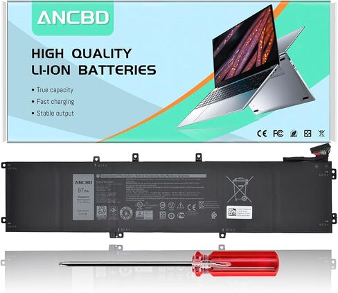 4K1VM استبدال بطارية الكمبيوتر المحمول Dell G7 17 7700 Series Notebook W62W6 0W62W6 9TM7D 09TM7D XYCW0 0XYCW0 V0GMT NCC3D 0NCC3D NYD3W 0NYD3W TJDRR (11.4V/97Wh 6-Cell) in Saudi Arabia