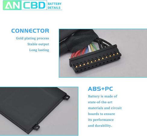 4K1VM استبدال بطارية الكمبيوتر المحمول Dell G7 17 7700 Series Notebook W62W6 0W62W6 9TM7D 09TM7D XYCW0 0XYCW0 V0GMT NCC3D 0NCC3D NYD3W 0NYD3W TJDRR (11.4V/97Wh 6-Cell) in Saudi Arabia