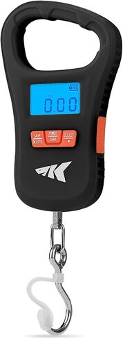 KastKing Fish Scale, ToughTide USB Charging Fishing Scale, 65lb Capacity, Ultra-Thin Digital Fish Scale, LCD Display, Ergonomic Handle, Fish Scales Digital Weight, Fishing Accessories for Men in Saudi Arabia