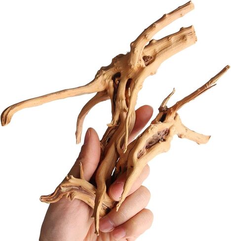Hamiledyi Driftwood لحوض السمك، 5 عبوات من خشب الزواحف الطبيعية العنكبوتية، فروع متنوعة لديكور حوض السمك، ديكور حوض الأسماك (7-9 بوصة). in Kuwait