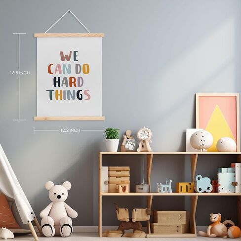 Better Late Than Ugly Wall Hanging Art, Girl Room Decor, Trendy Wall Art, Bedroom Decor, Funny Poster, Pink Retro Vintage Poster, Wooden Hanger in Kuwait