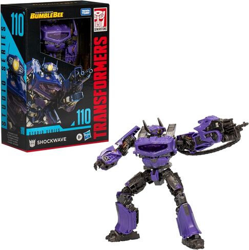 Transformers Toys Studio Series Voyager Bumblebee 110 Shockwave, 6.5-inch Converting Action Figure, 8+ in Saudi Arabia