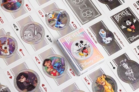 BIcycle Disney Limited Edition 100 Year Anniversary Playing Cards - Holographic Foil - Features 20+ Iconic Disney Characters in Saudi Arabia