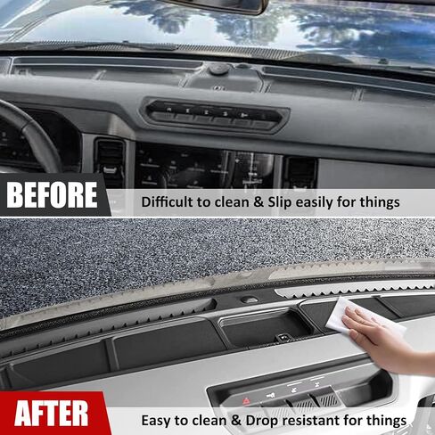 Bestview Dashboard Mat Pad for Phones Sunglasses Compatible with Ford Bronco 2/4 Door 2021 2022 2023, Anti-Slip Dash Covers Bronco Interior Accessories in Saudi Arabia
