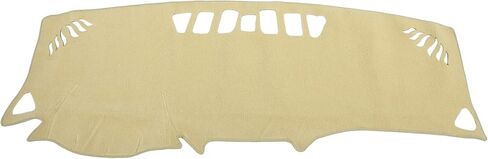 X AUTOHAUX Car Dashboard Cover Beige Polyester Non-Slip Mat Protector Carpet Sun Proof for Chevrolet Equinox 2017-2019 in Saudi Arabia