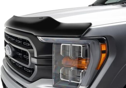 غطاء فتحة التهوية التلقائي [AVS] واقي غطاء محرك السيارة Bugflector | يناسب 2021 - 2024 فورد F - 150، عالي الجودة - دخاني | 23621 in Saudi Arabia