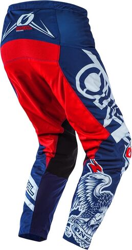 O'Neal E010-4134 Element Adult Pants, Warhawk, Blue/Red, 34 in Saudi Arabia