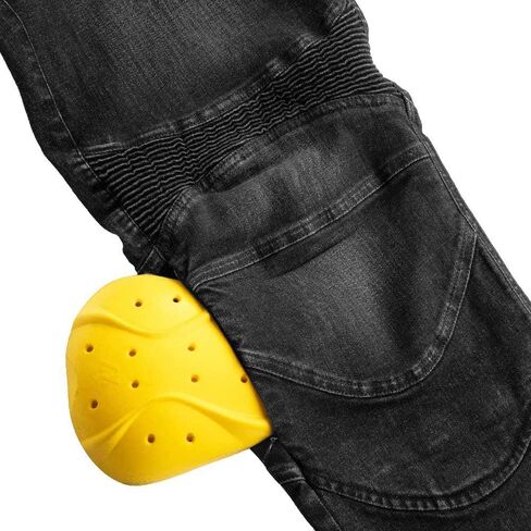 ILM Motorcycle Dirt Bike Pants for Men CE Armored Motocross Riding Gear Jeans Motorbike Adventure Touring Pant BJN01 Blue in Kuwait