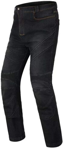 ILM Motorcycle Dirt Bike Pants for Men CE Armored Motocross Riding Gear Jeans Motorbike Adventure Touring Pant BJN01 Blue in Kuwait