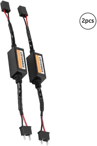 حزام مضاد للوميض، محول فك تشفير مقاوم للمصابيح الأمامية H7 LED في Canbus، قطعتان مضاد للوميض in Saudi Arabia