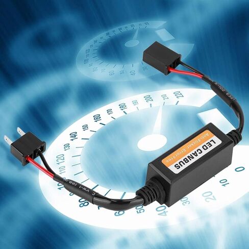 حزام مضاد للوميض، محول فك تشفير مقاوم للمصابيح الأمامية H7 LED في Canbus، قطعتان مضاد للوميض in Saudi Arabia