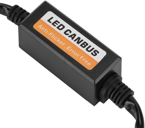 حزام مضاد للوميض، محول فك تشفير مقاوم للمصابيح الأمامية H7 LED في Canbus، قطعتان مضاد للوميض in Saudi Arabia