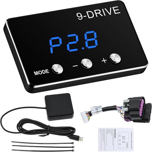Throttle Response Controller, 9 Drive Modes Smart Electronic Racing Accelerator for Dodge Challenger Charger Ram Durango Jeep Cherokee KK Wrangler JK Liberty Chrysler 300 Aspen in Saudi Arabia