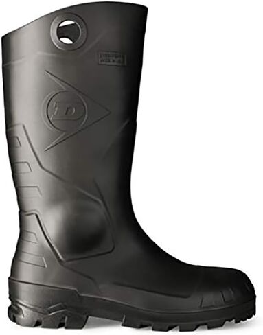 DUNLOP Protective Footwear, Chesapeake steel toe Black Amazon, 100% Waterproof PVC, Lightweight and Durable in Saudi Arabia
