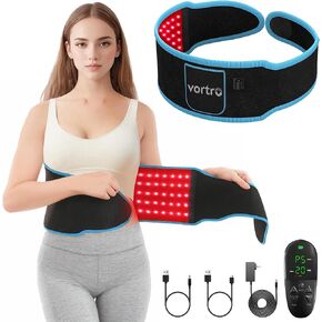 Red Light Therapy, Portable Red Light Therapy Belt with 150 Upgraded 3 in 1 LED Beads, 660nm & 850nm Red Light Therapy for Body, Red Light Therapy Device for Waist Back Knees Shoulder Legs in Saudi Arabia