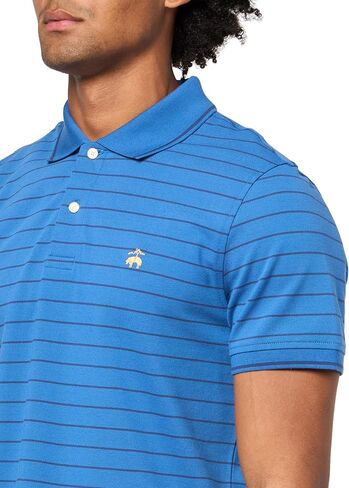 Brooks Brothers Men Cotton Pique Stretch Logo Shirt Shirt Shirt Shirt in Kuwait