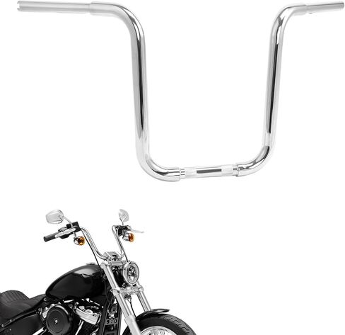 TCMT 14 "Rise 1 1/4" Ape Hanger Handlebar Fit for Harley flst fxst Sportster XL 883 in Kuwait