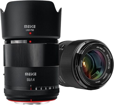 Meike 50mm F1.8 E-Mount Full Frame STM Prime Auto Focus Portrait Lens for Sony E Mount Cameras A7R A74 A7R4 A7C A7III A7RII A7RIII A7SIII A7SII A9 A6600 A6500 A6400 A6300 A6100 in Saudi Arabia