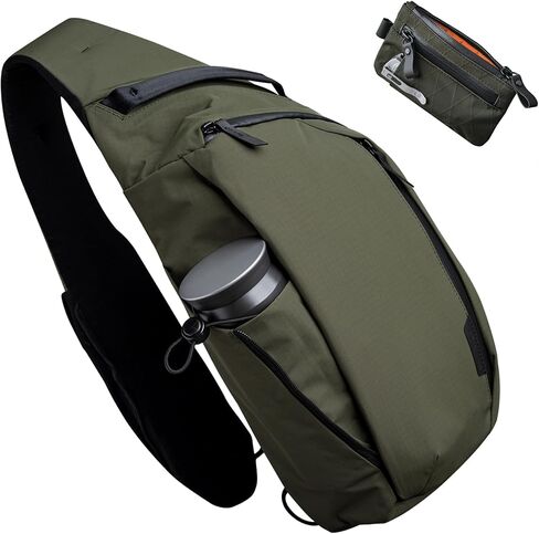Alpaka Metro Crossbody و Zip Pouch Pro - 7.5L Crossbody Bag Men ، حقيبة الظهر حبال - تناسب الجهاز اللوحي مع ykk zipper - محفظة سحابية مع حظر RFID ، حامل بطاقة الهوية ، ykk sthippers multi tool slot in Saudi Arabia