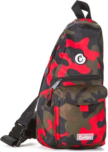 Traveler Smell Proof Sling Bag - Red Camo in Saudi Arabia