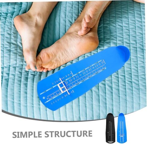 SAMIGLE 2PCS مقياس قياس قدم البالغين حاكم الأحذية الدقيق لنا من سهلة الاستخدام جهاز قياس القدمين لتسوق الأحذية عبر الإنترنت يشمل وخيارات in Saudi Arabia