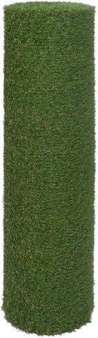 Create a Lush Environment with Artificial Grass, Durable 0.8-Inch Pile for Outdoor Spaces, 4.9' x 26.2' Green in Saudi Arabia