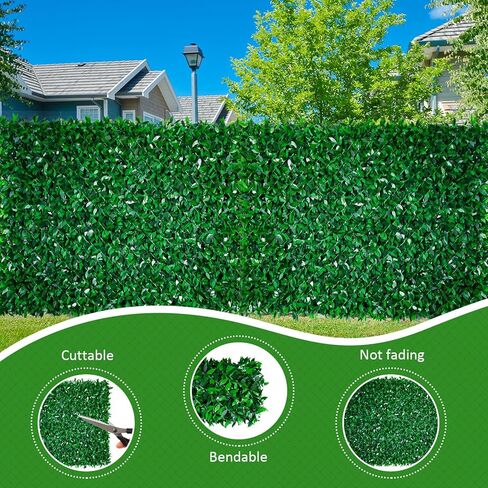 Artificial Green Fence for Instant Privacy and Comfort, Durable and Weather-Resistant Design for Your Outdoor Spaces, 10ft Tall by 3.3ft Wide in Saudi Arabia