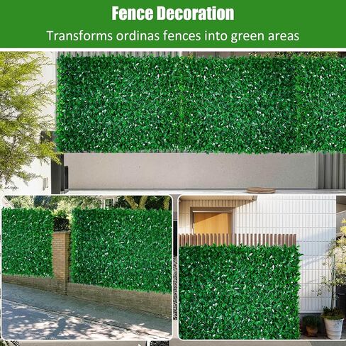 Artificial Green Fence for Instant Privacy and Comfort, Durable and Weather-Resistant Design for Your Outdoor Spaces, 10ft Tall by 3.3ft Wide in Saudi Arabia