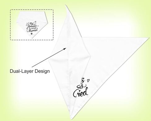 2PCS Dual-Layer Design Patriotic Dog Bandanas Outfit,Large Summer Triangle Reversible Memorial Day Independence Day American Flag 4th of July Scarf for Big Boy and Girl Dogs Red White Blue in Saudi Arabia