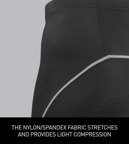| Big Men's Clydesdale Bike Shorts | Extended Size Range | Wide Chamois Pad | Made in USA in Kuwait