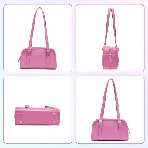 Keyli Swing Zip Shoulder Bag Fashion Purses for Women, Leather Shoulder Handbag Top-Handle Hobo Bags with Adjustable Strap in Saudi Arabia