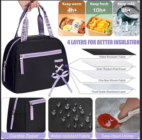 Fimibuke Backpack for Girls, 3 PCS Waterproof Girls Backpack with Lunch Box & Pencil Case, Kid Backpacks for Teen Girl Kindergarten Elementary Middle High School Student Back to School Kid Bookbag Set in Kuwait