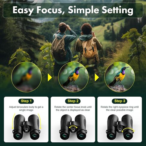 10x25 Compact Binoculars for Adults Kids - Aurosports High Powered Small Binoculars for Hunting - Long Range Pocket Binoculars for Bird Watching Stargazing Cruise Ship Travel Hiking Opera in Saudi Arabia