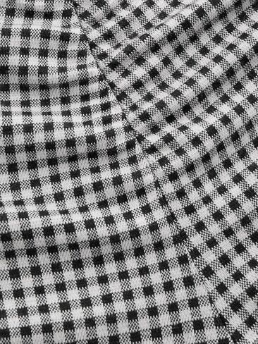 طماق عصير التفاح للنساء النحيف Fit Gingham فحص كابري منتصف الخصر سراويل الصالة المتماسكة in Kuwait