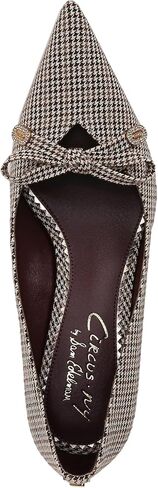 Circus NY by Sam Edelman Women's Fleur Pump, Black Satin, 9.5 in Saudi Arabia