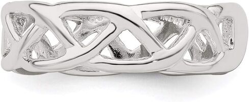 Solid 925 Sterling Silver Toe Ring (5mm) in Saudi Arabia