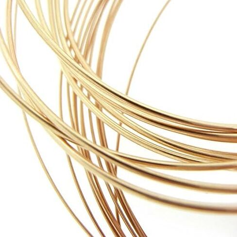 Pure 24 K Yellow Gold, Round Wire, 26 Gauge, 6 inches, Half Hard… in Saudi Arabia