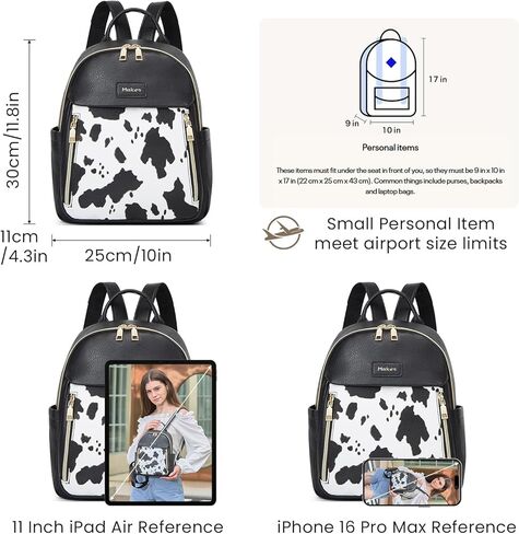 Makes Backpack Purse for Women PU Leather Travel Satchel Handbag Convertible Design Bag with Purse in Kuwait