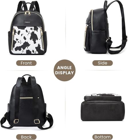 Makes Backpack Purse for Women PU Leather Travel Satchel Handbag Convertible Design Bag with Purse in Kuwait