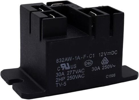 مرحل الطاقة للأغراض العامة 832AW-1A-F-C1 24VDC 30A 250VAC 4 Pin in Saudi Arabia