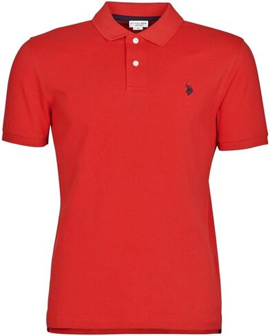 U.S. Polo Assn. Men's Solid Cotton Pique Polo with Small Pony Sunrise Heather 2XL One Size in Saudi Arabia
