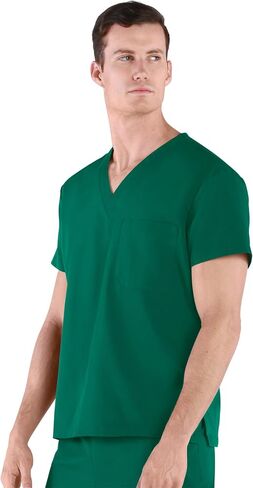 Tru Basic Unisex V-Neck 1-Pocket Scrub Top 10101 in Saudi Arabia