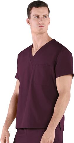 Tru Basic Unisex V-Neck 1-Pocket Scrub Top 10101 in Saudi Arabia