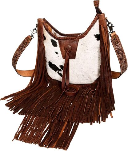 American Darling Hobo Bag ADBG351BRWFRNG in Saudi Arabia