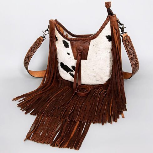 American Darling Hobo Bag ADBG351BRWFRNG in Saudi Arabia