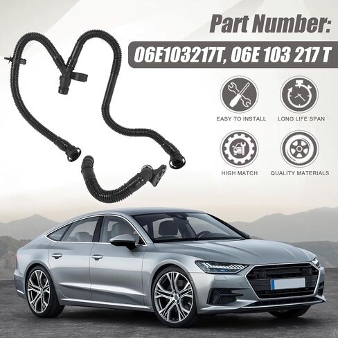 06E103217T Crankcase خرطوم متوافق مع أنبوب التهوية الأسطوانة Audi A4 A6 Q5 in Kuwait