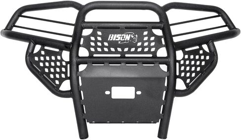Bison 166-153H ATV Front Bumper Wrinkle Black Polaris Sportsman 400 500 800 in Saudi Arabia